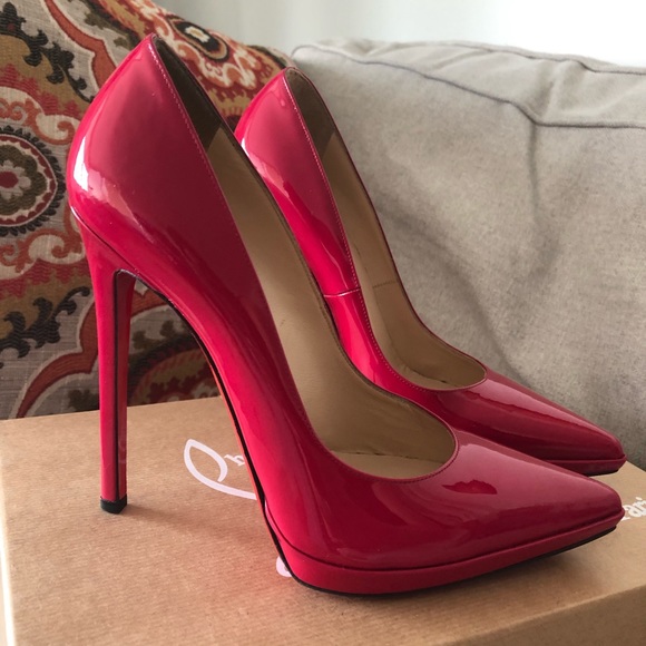 SALE Christian Louboutin Pigalle Plato Pumps 8.5 - Picture 2 of 7